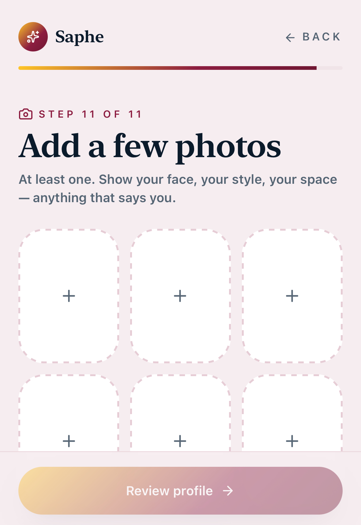 Saphe — Add a few photos