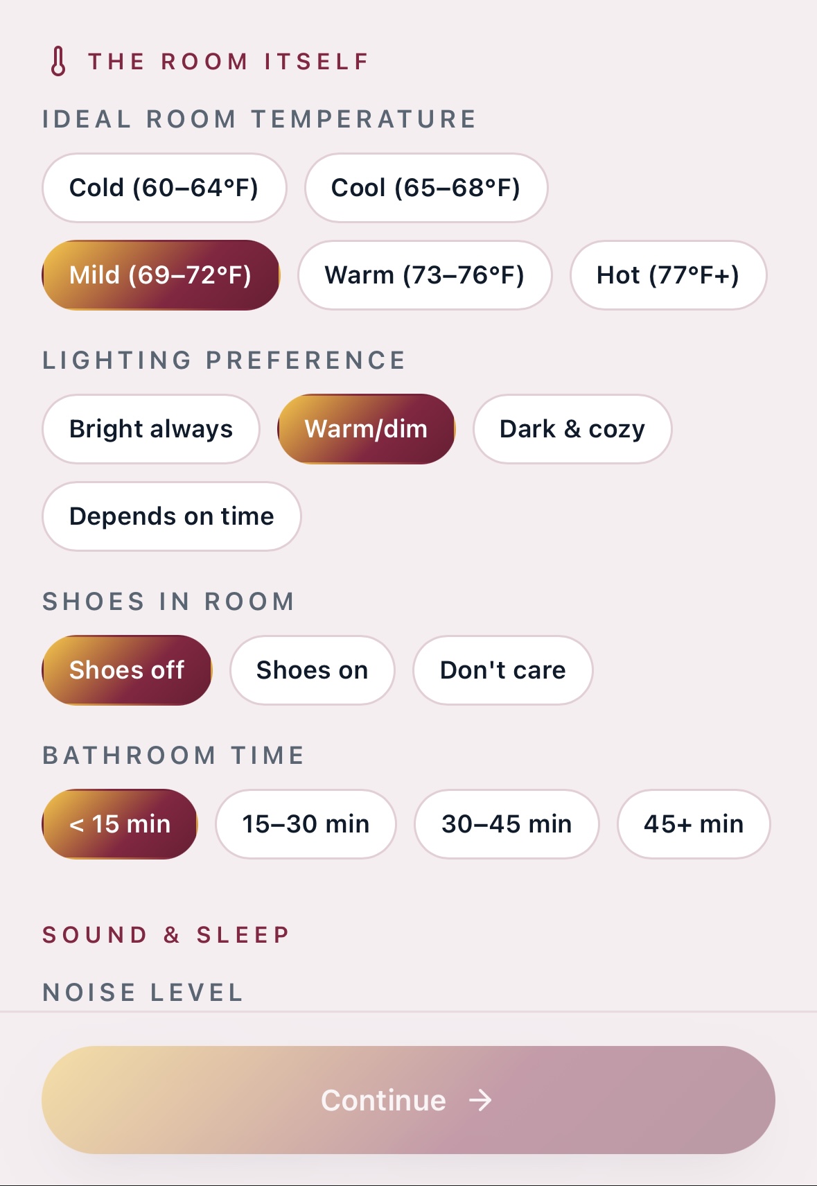 Go deep on lifestyle — Saphe app screen